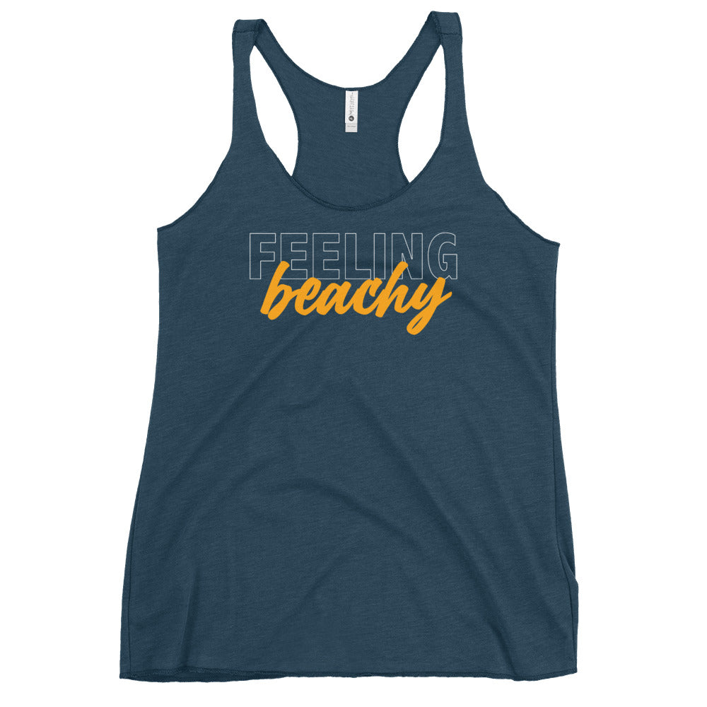 Feeling Beach Women's Racerback Beach Tank Top - Super Beachy