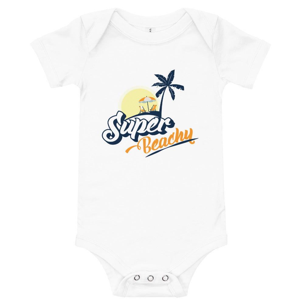 Super Beachy Baby Boys' Onesie - Super Beachy