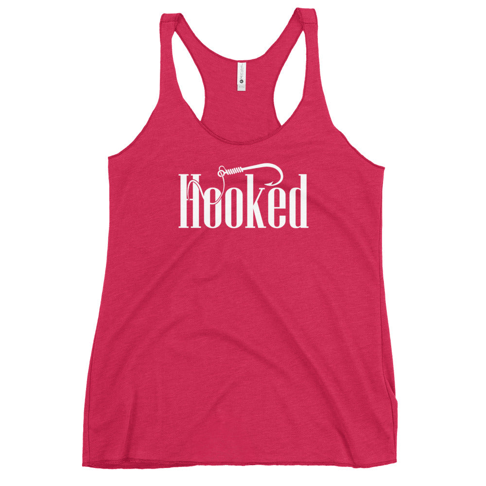 Hooked Women's Racerback Beach Tank Top - Super Beachy