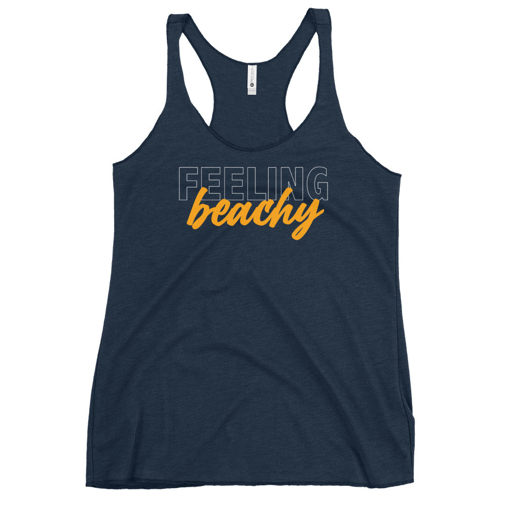 Feeling Beach Women's Racerback Beach Tank Top - Super Beachy