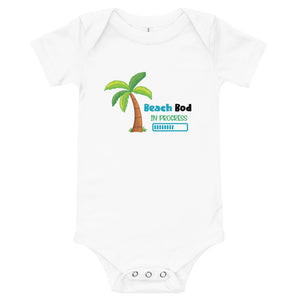 Beach Bod In Progress Baby Boys' Onesie - Super Beachy