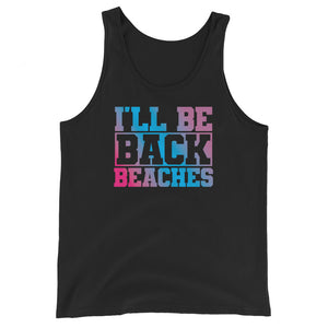 I'll Be Back Beaches Men's Beach Tank Top - Super Beachy