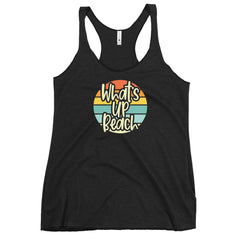 What's Up Beach Women's Racerback Tank Top