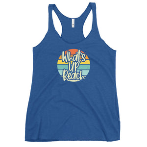 What's Up Beach Women's Racerback Tank Top - Super Beachy