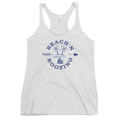 Beach'n & Boozing Women's Racerback Beach Tank Top