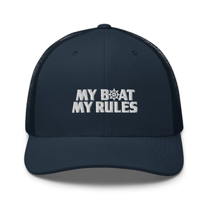 My Boat My Rules Adult Boating Hat