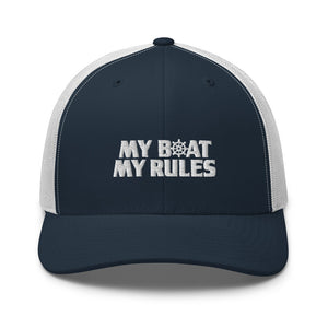 My Boat My Rules Adult Boating Hat