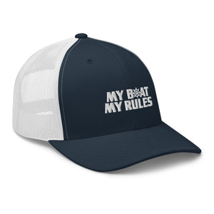 My Boat My Rules Adult Boating Hat