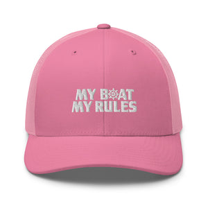 My Boat My Rules Adult Boating Hat