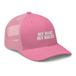 My Boat My Rules Adult Boating Hat