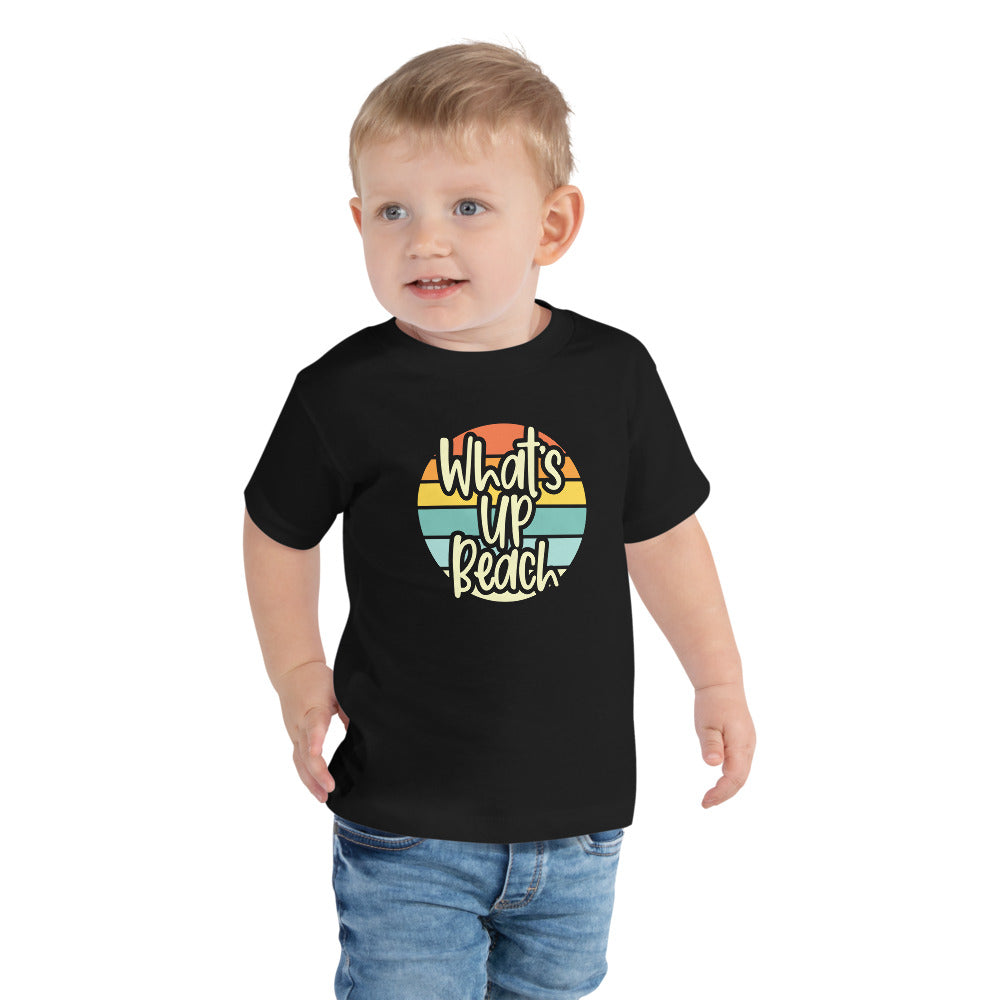 What's Up Beach Toddler Boys' Beach T-Shirt - Super Beachy