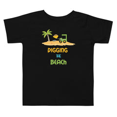 Digging The Beach Toddler Boys' Beach T-Shirt