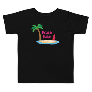 Beach Babe Toddler Girls' Beach T-Shirt - Super Beachy