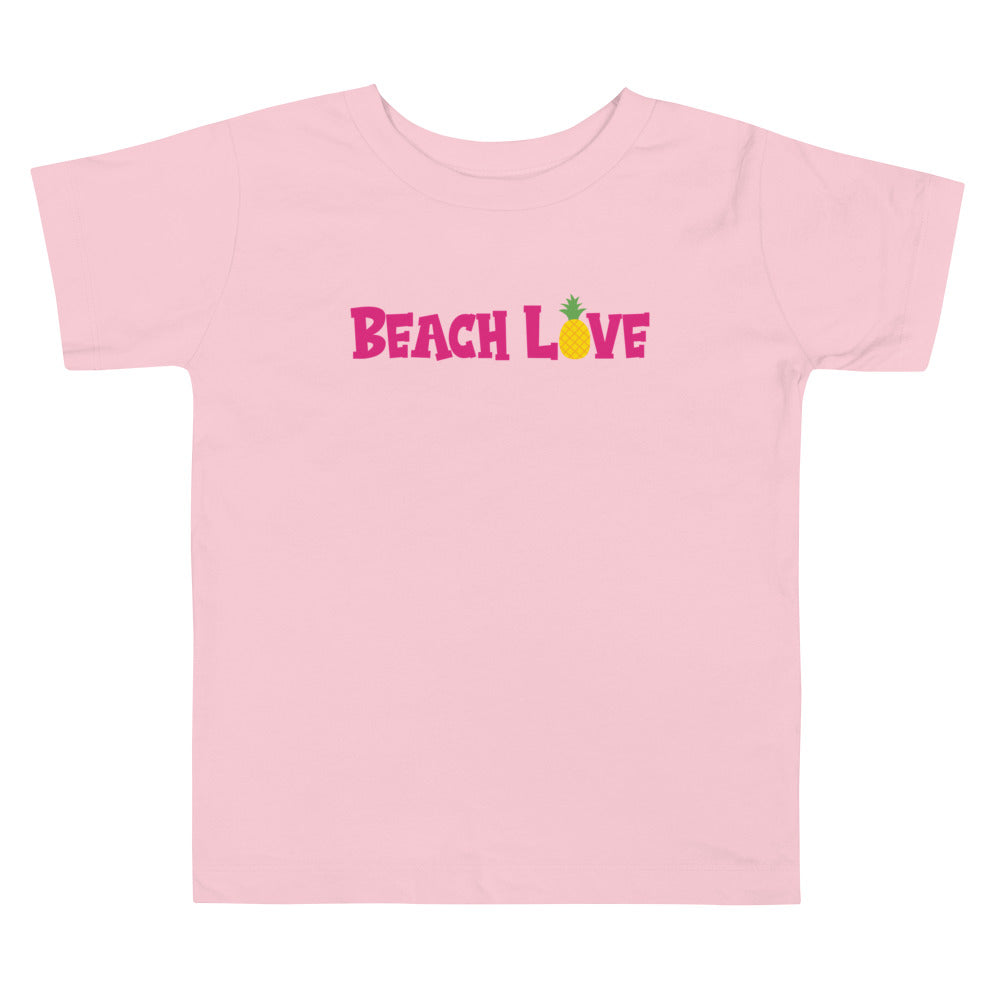 Beach Love Toddler Girls' Beach T-Shirt - Super Beachy