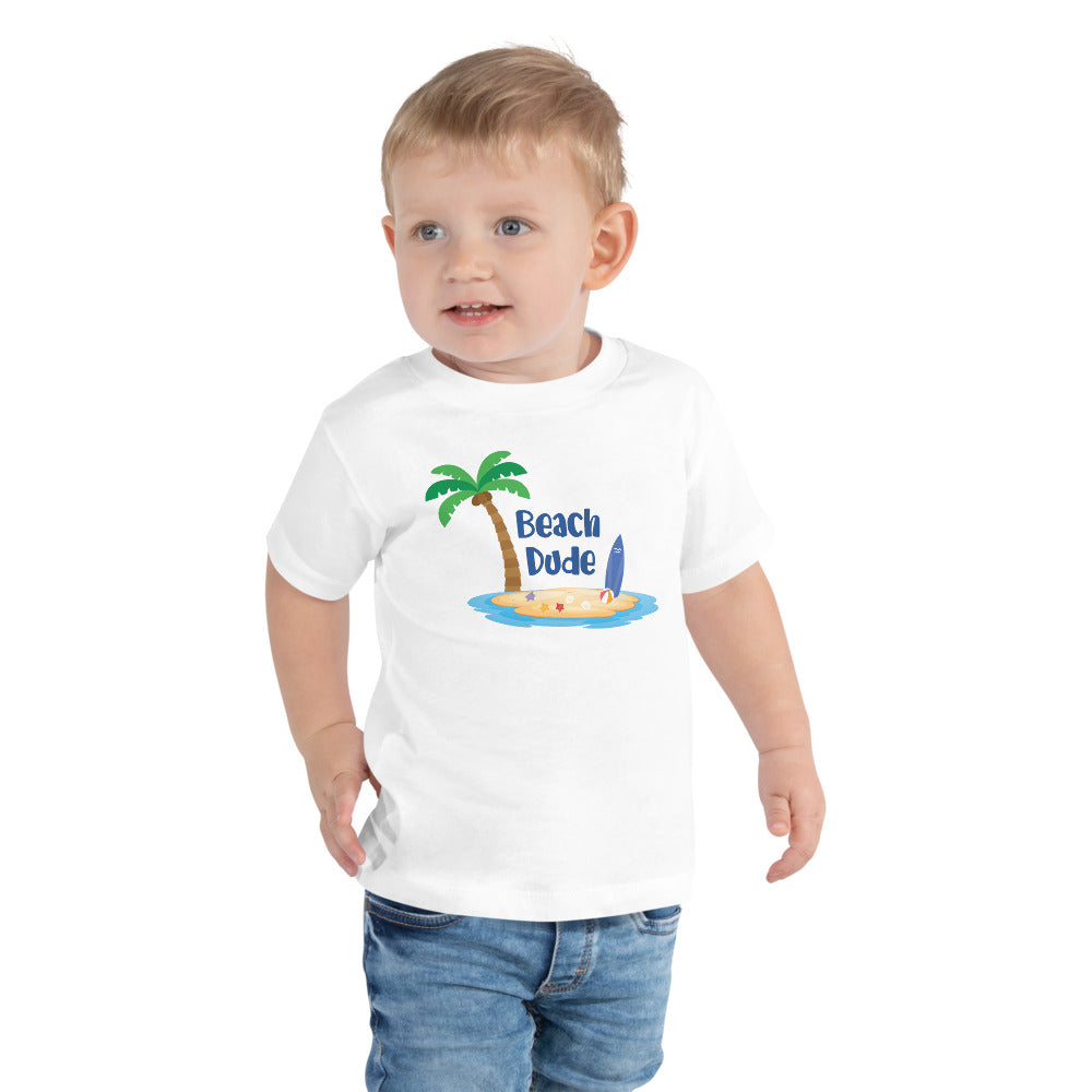 Beach Dude Toddler Boys' Beach T-Shirt - Super Beachy