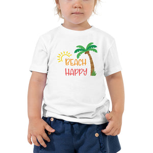 Beach Happy Toddler Girls' Beach T-Shirt - Super Beachy