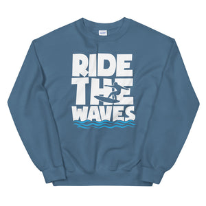 Ride The Waves Men's Beach Sweatshirt - Super Beachy