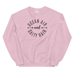 Ocean Air & Salty Hair Women's Beach Sweatshirt - Super Beachy