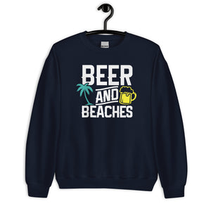 BEER & BEACHES MEN'S BEACH SWEATSHIRT