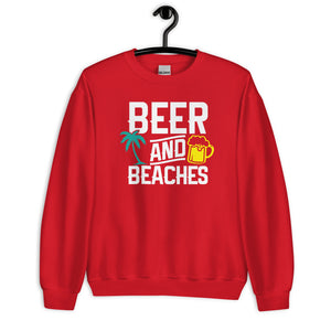 BEER & BEACHES MEN'S BEACH SWEATSHIRT