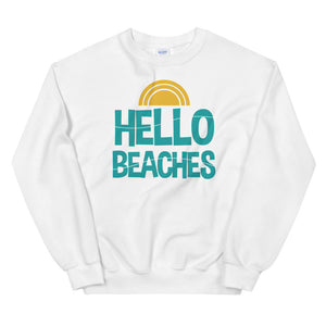Hello Beaches Women's Beach Sweatshirt - Super Beachy