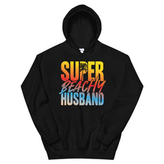 Super Beachy Husband Men's Beach Hoodie