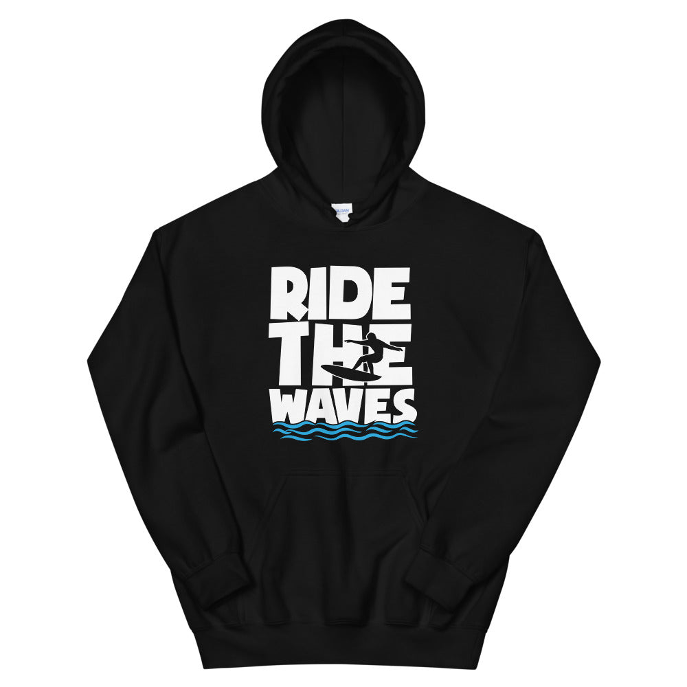 Ride The Waves Men's Beach Hoodie