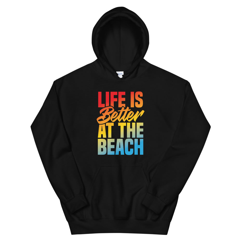 Life Is Better At The Beach Men's Beach Hoodie