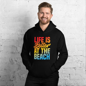 Life Is Better At The Beach Men's Beach Hoodie