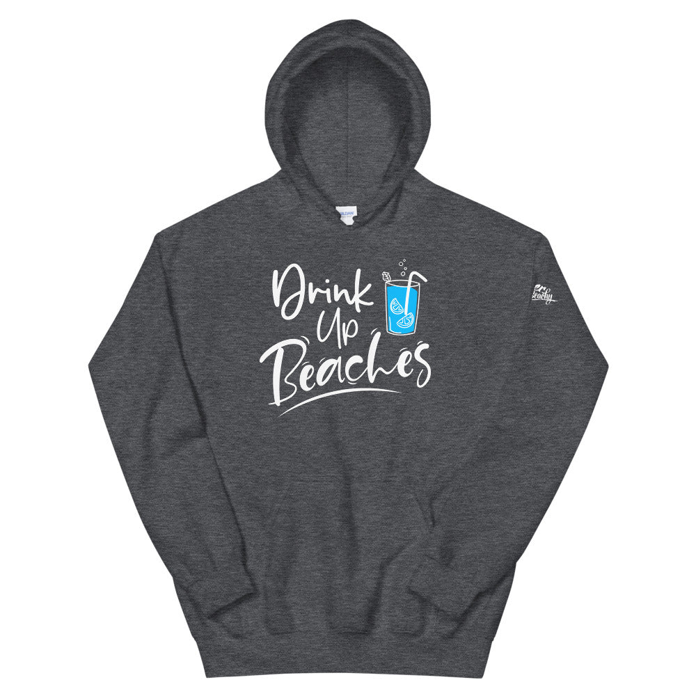 Drink Up Beaches Women's Beach Hoodie - Super Beachy