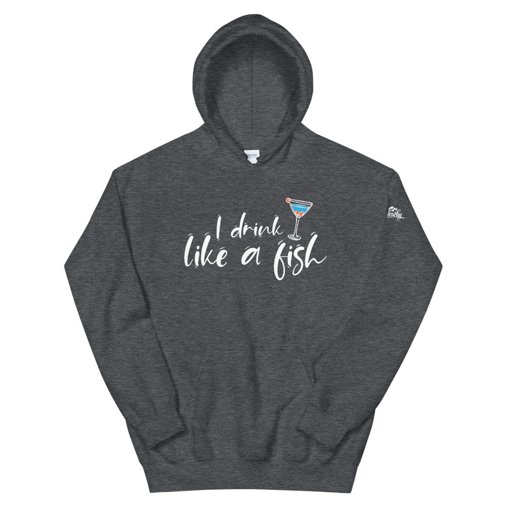 I Drink Like A Fish Women's Beach Hoodie - Super Beachy