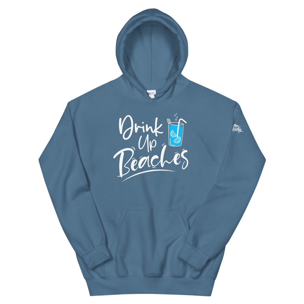 Drink Up Beaches Women's Beach Hoodie - Super Beachy