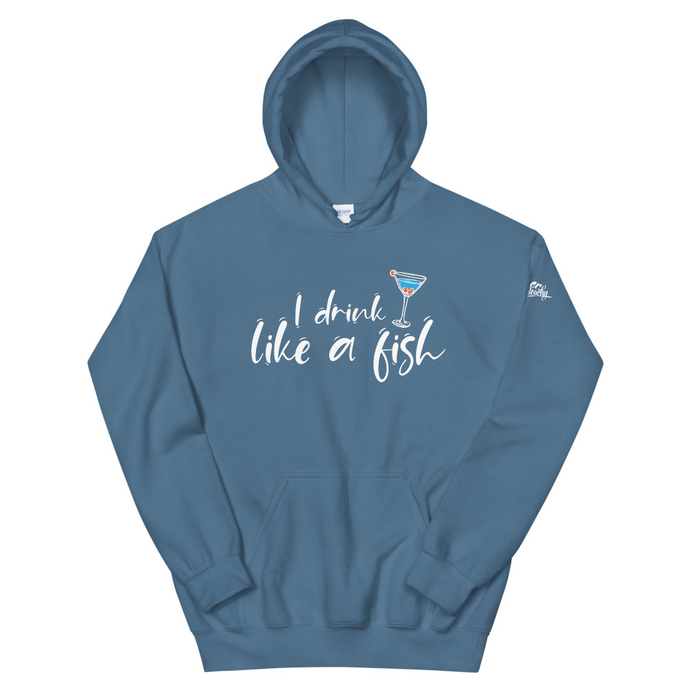 I Drink Like A Fish Women's Beach Hoodie - Super Beachy