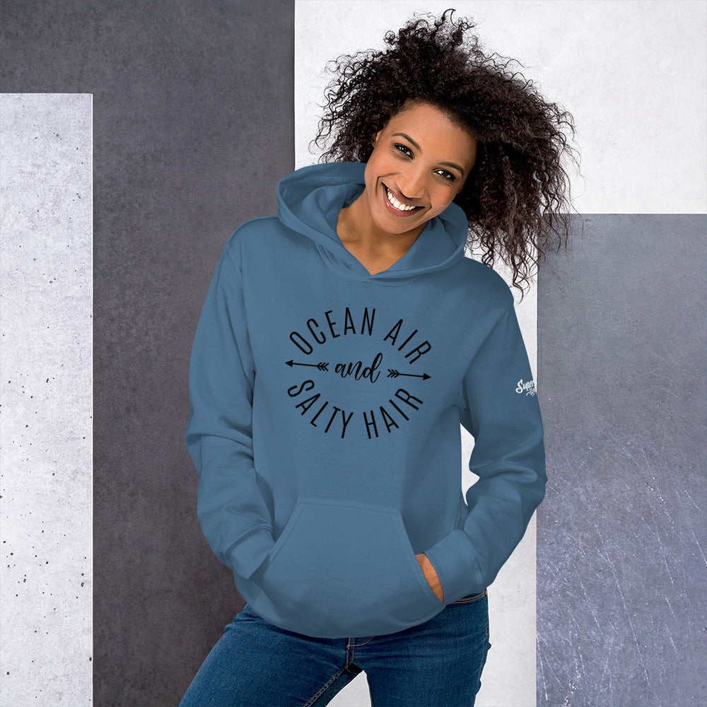 Ocean Air & Salty Hair Women's Beach Hoodie - SuperBeachy