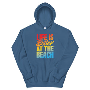 Life Is Better At The Beach Men's Beach Hoodie