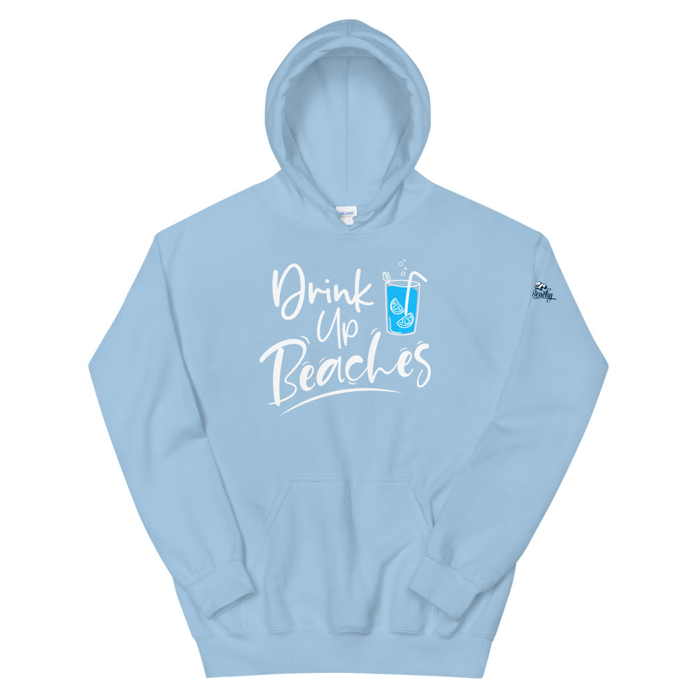 Drink Up Beaches Women's Beach Hoodie - Super Beachy