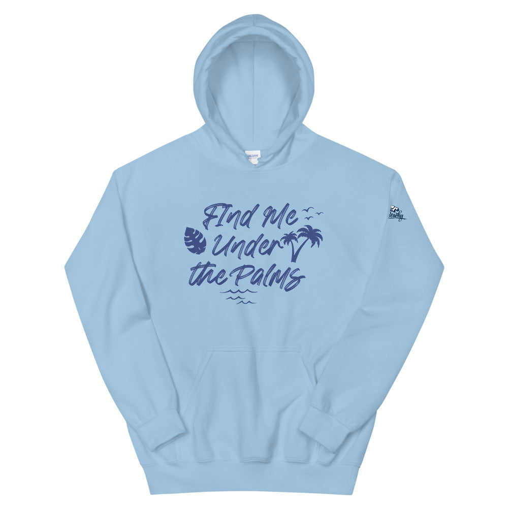 Find Me Under The Palms Women's Beach Hoodie - Super Beachy