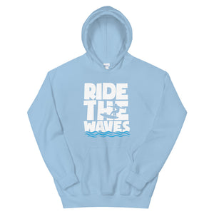 Ride The Waves Men's Beach Hoodie
