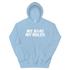 My Boat My Rules Men's Beach Hoodie