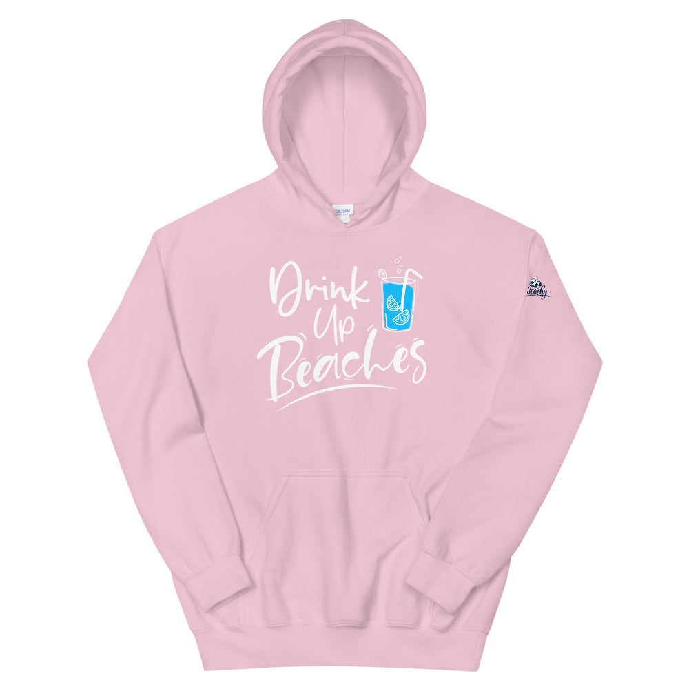 Drink Up Beaches Women's Beach Hoodie - Super Beachy