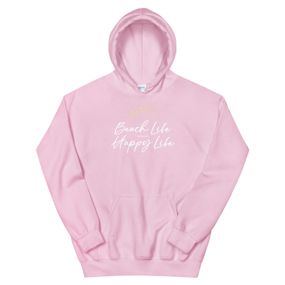 Beach Life Happy Life Women's Beach Hoodie