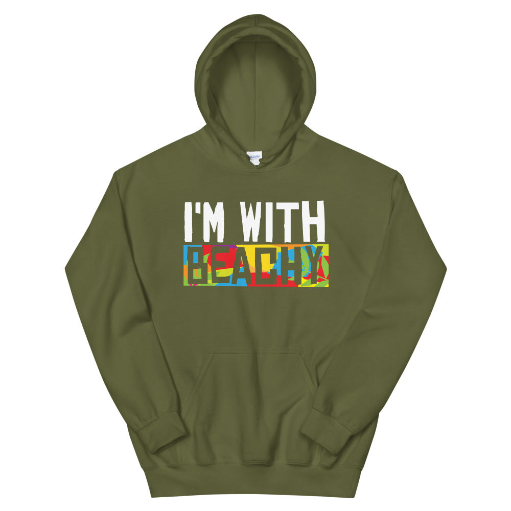 I'm With Beachy Men's Beach Hoodie