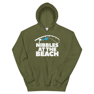 Nibbles At The Beach Men's Beach Hoodie