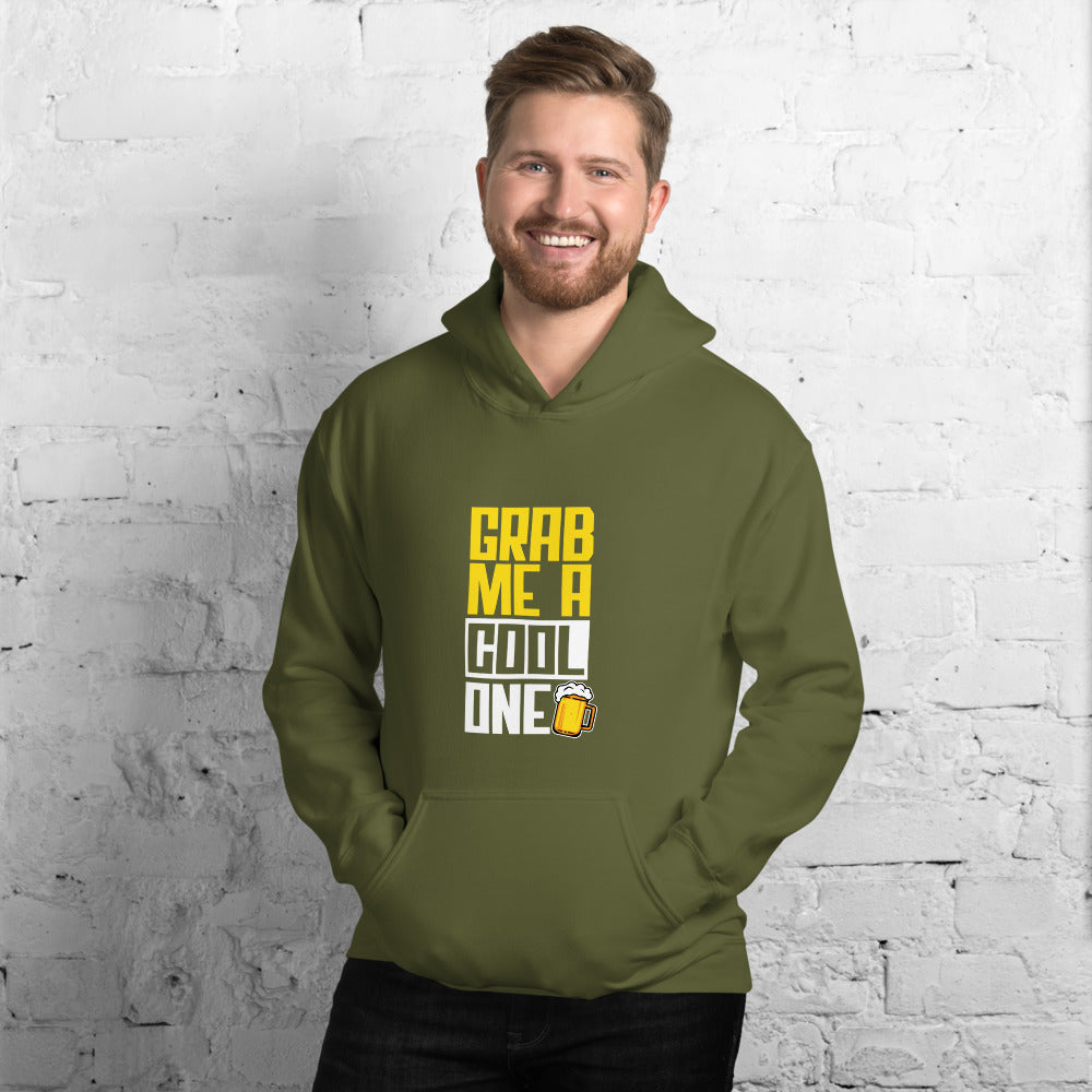 Grab Me A Cool One Men's Beach Hoodie