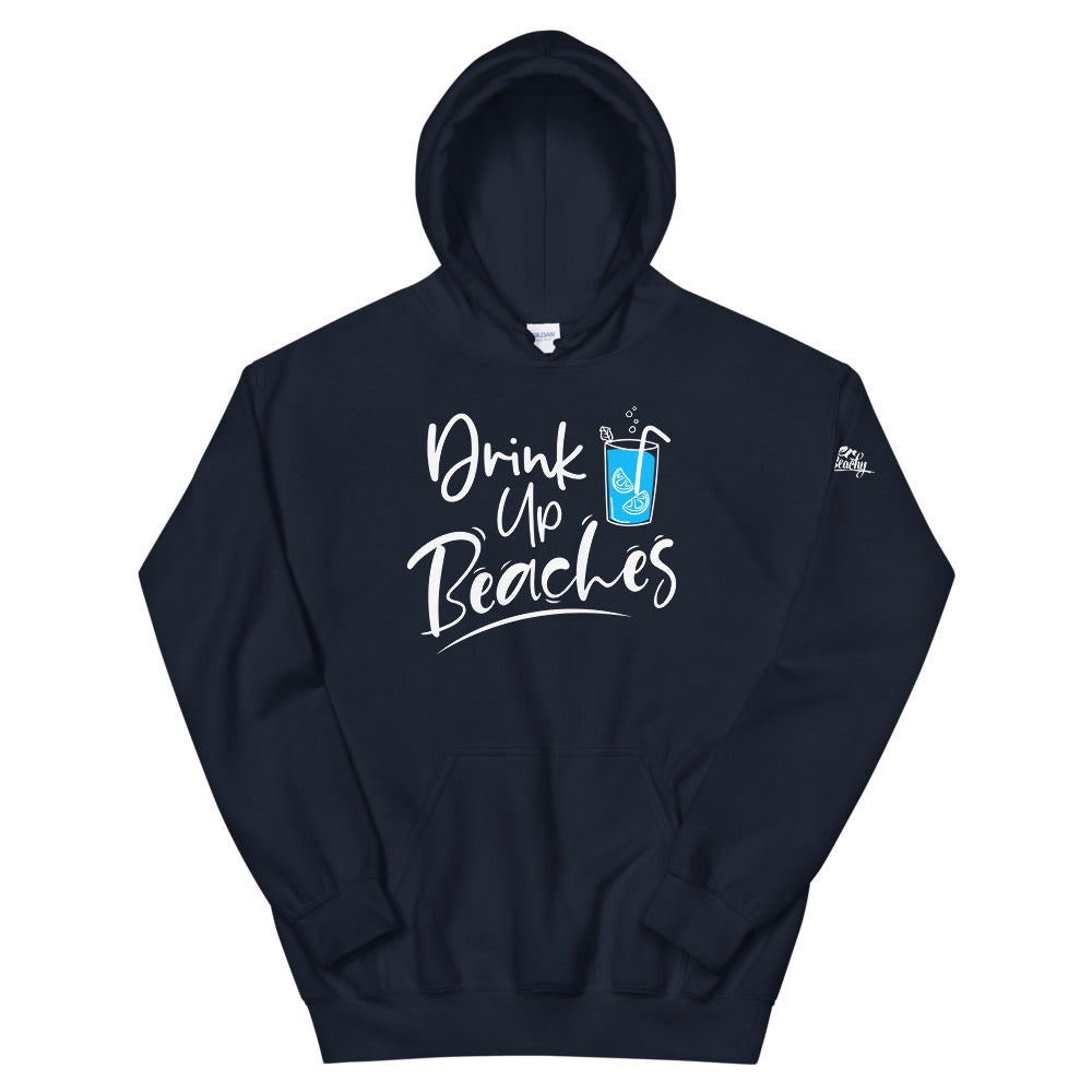 Drink Up Beaches Women's Beach Hoodie - Super Beachy