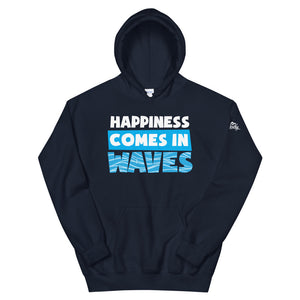 Happiness Comes In Waves Women's Beach Hoodie - Super Beachy