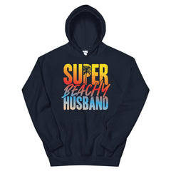 Super Beachy Husband Men's Beach Hoodie
