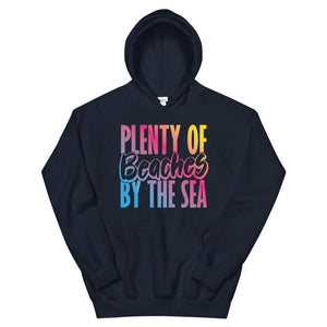 Plenty Of Beaches By The Sea Men's Beach Hoodie