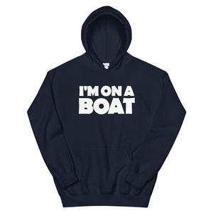 I'm On A Boat Men's Beach Hoodie