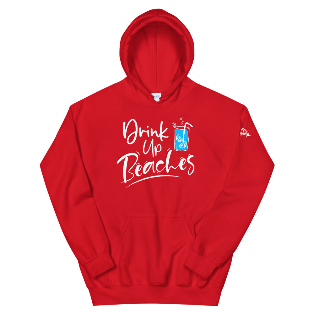 Drink Up Beaches Women's Beach Hoodie - Super Beachy